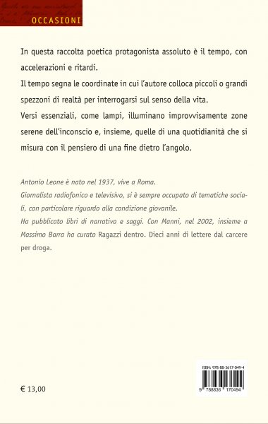 Antonio Leone MA NON ORA