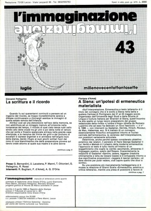 l'immaginazione 43